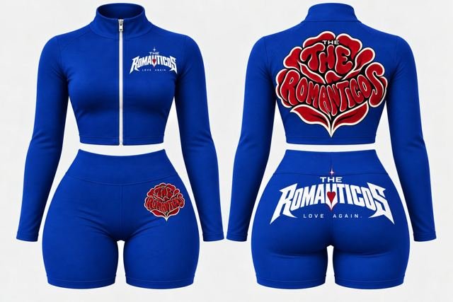The Romanticos Zip Crop Set